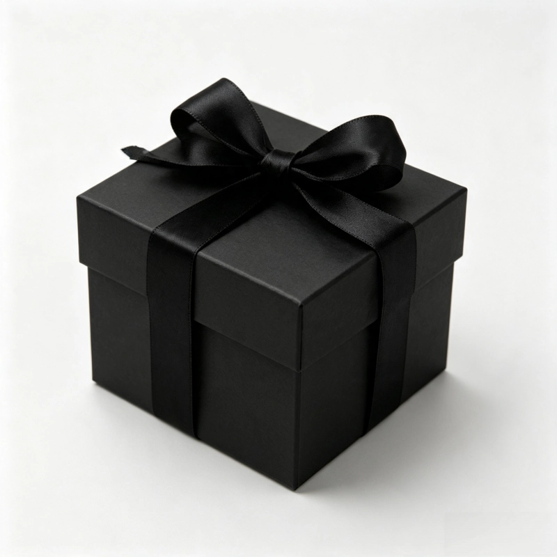 Black card paper for luxury gift box packaging