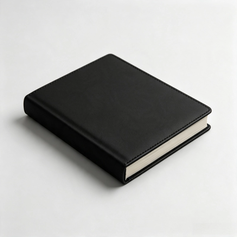 Black card paper book cover hard cover