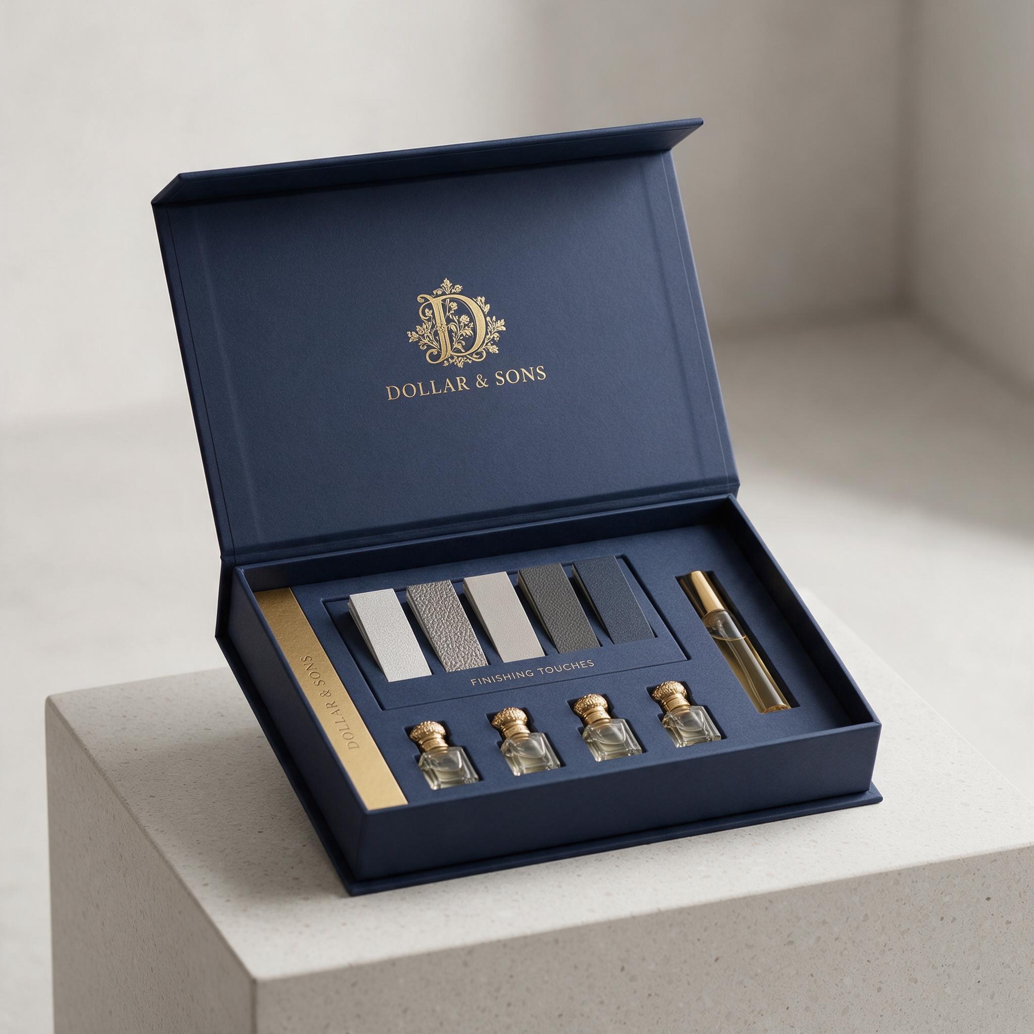 Rigid gift box packaging