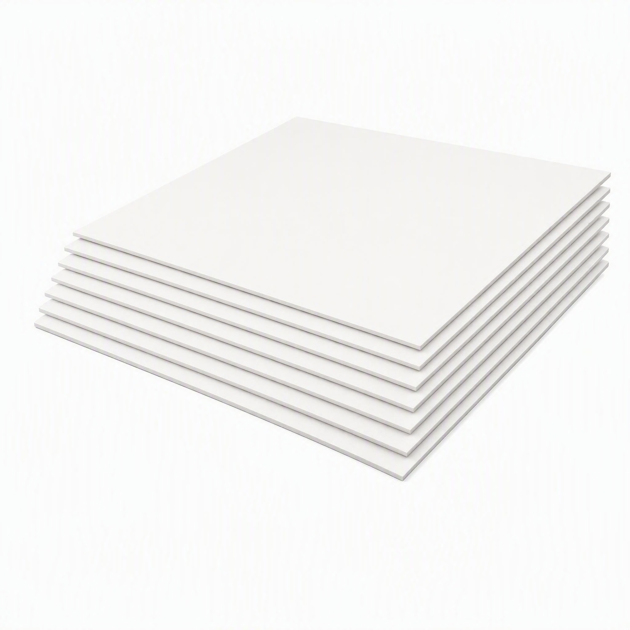 White cardboard product photo